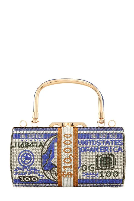 Million Dollar Baby Rhinestone Money Purse