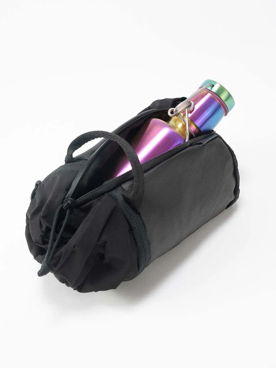 Mini Duffle Coated Canvas Black