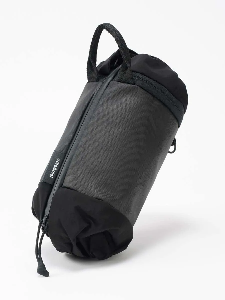 Mini Duffle Coated Canvas Black