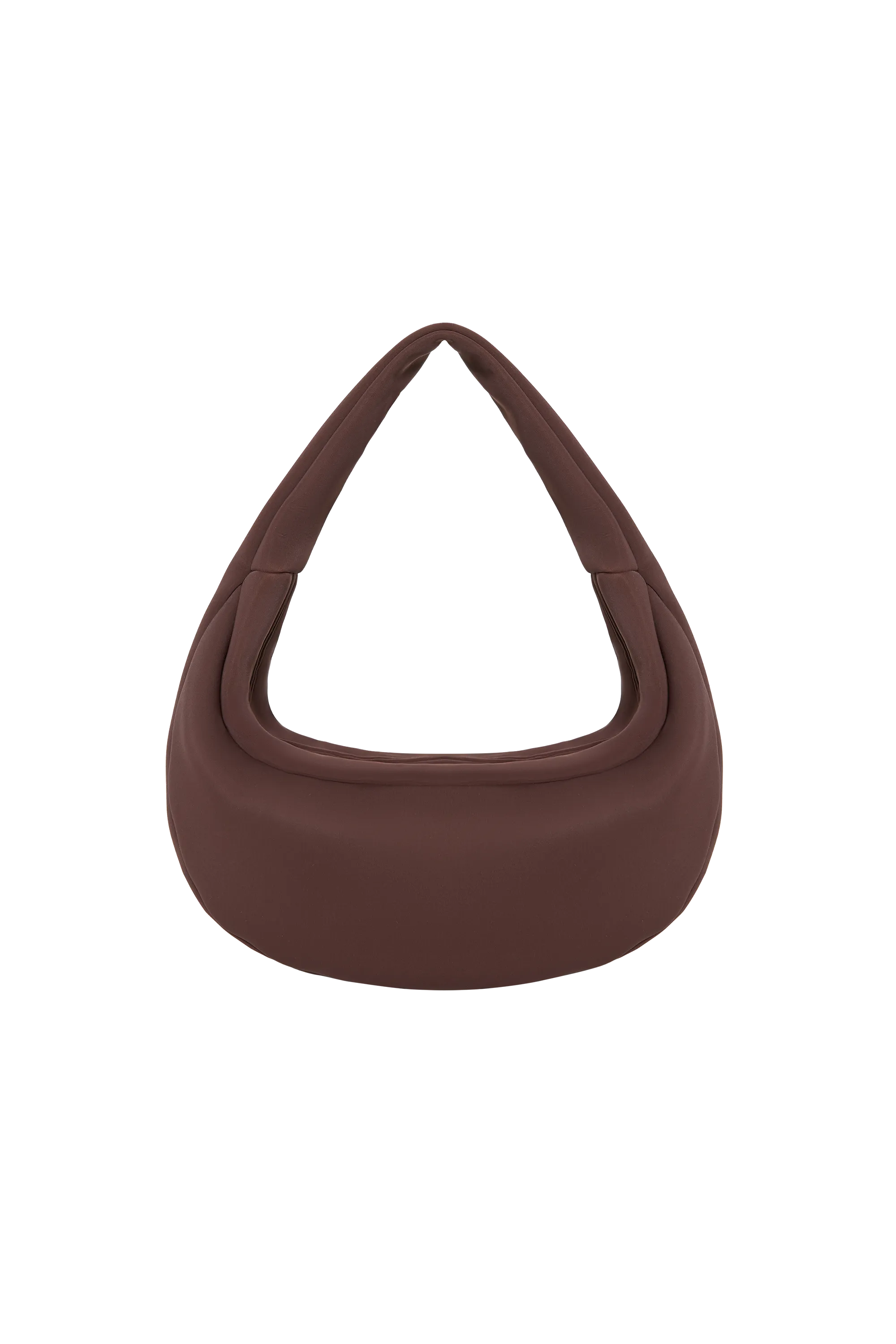 Mini Moon Baguette Bag in Chestnut