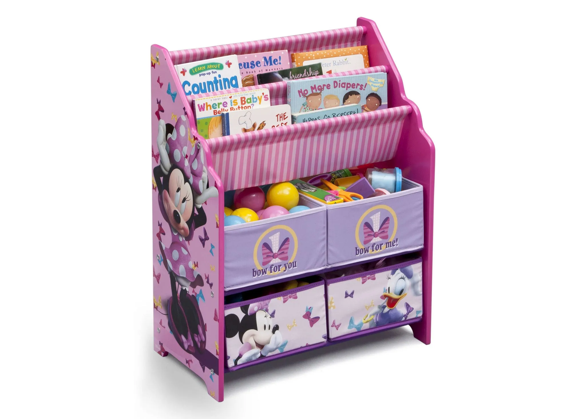 Minnie Mouse Book & Toy Organizer