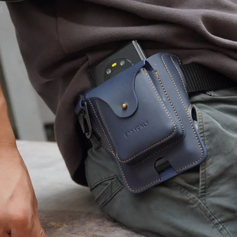 Mobile Phone Storage Fanny Pack Leather Belt Bag