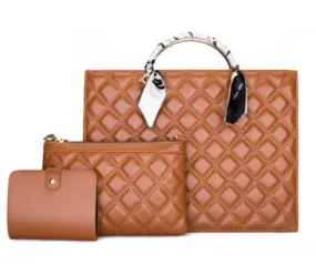 “Monaco” 3 Piece Tote/Purse/ Wallet Set