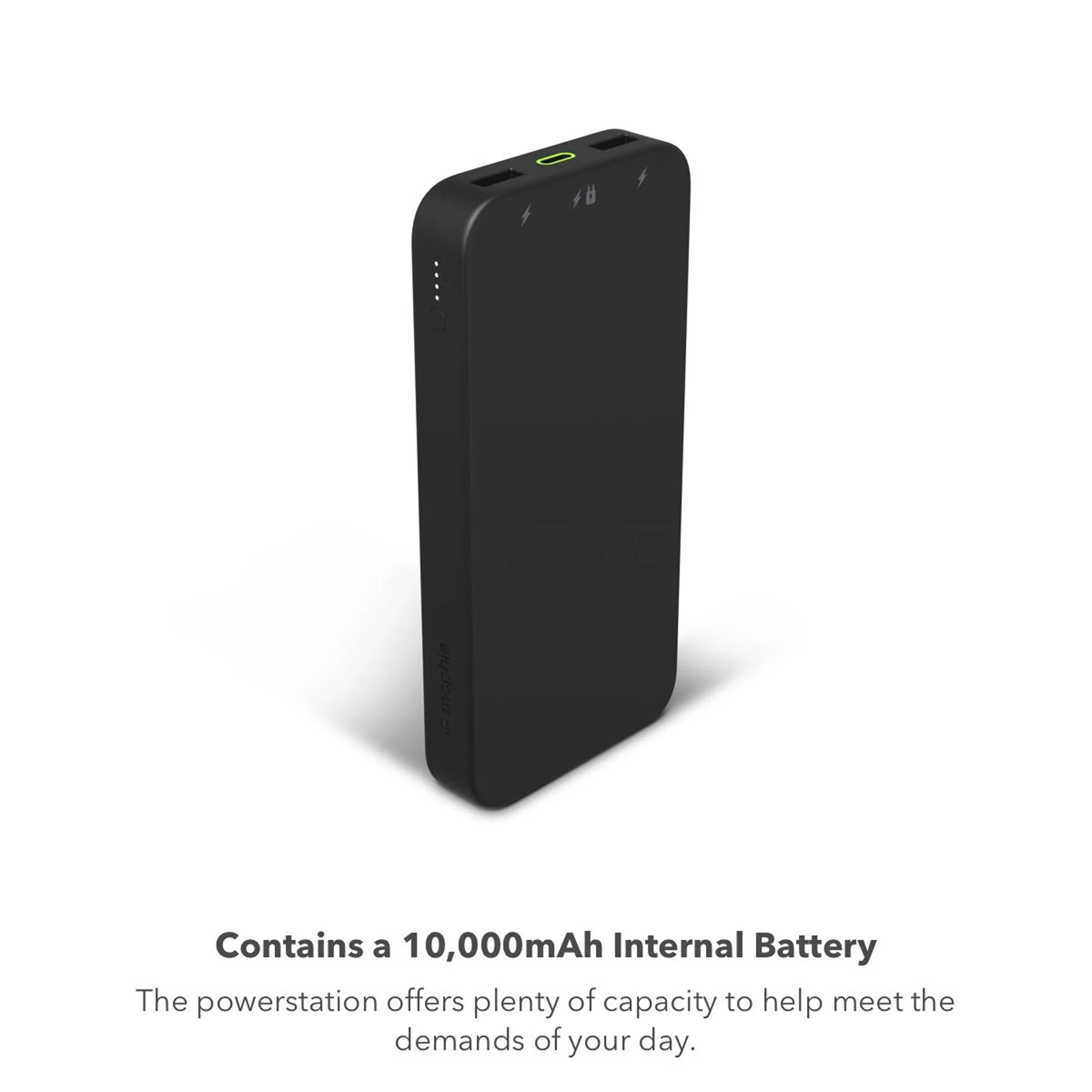 Mophie Power Bank Powerstation 10,000 mAh PD 20W Fast Charging - Black