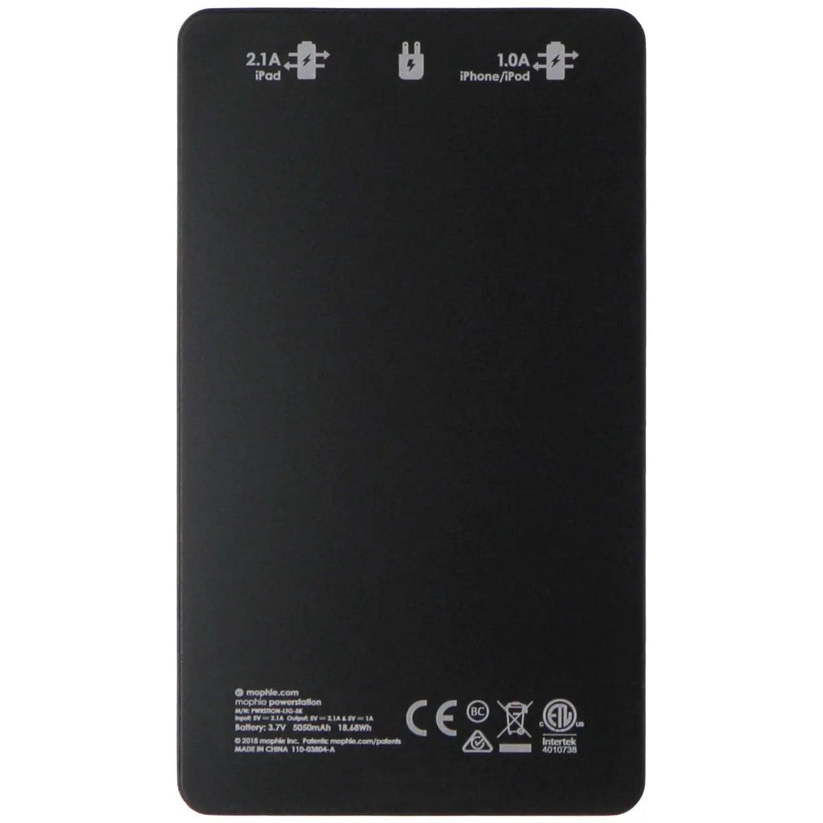 Mophie PowerStation 5,050mAh Dual USB Power Bank - Black