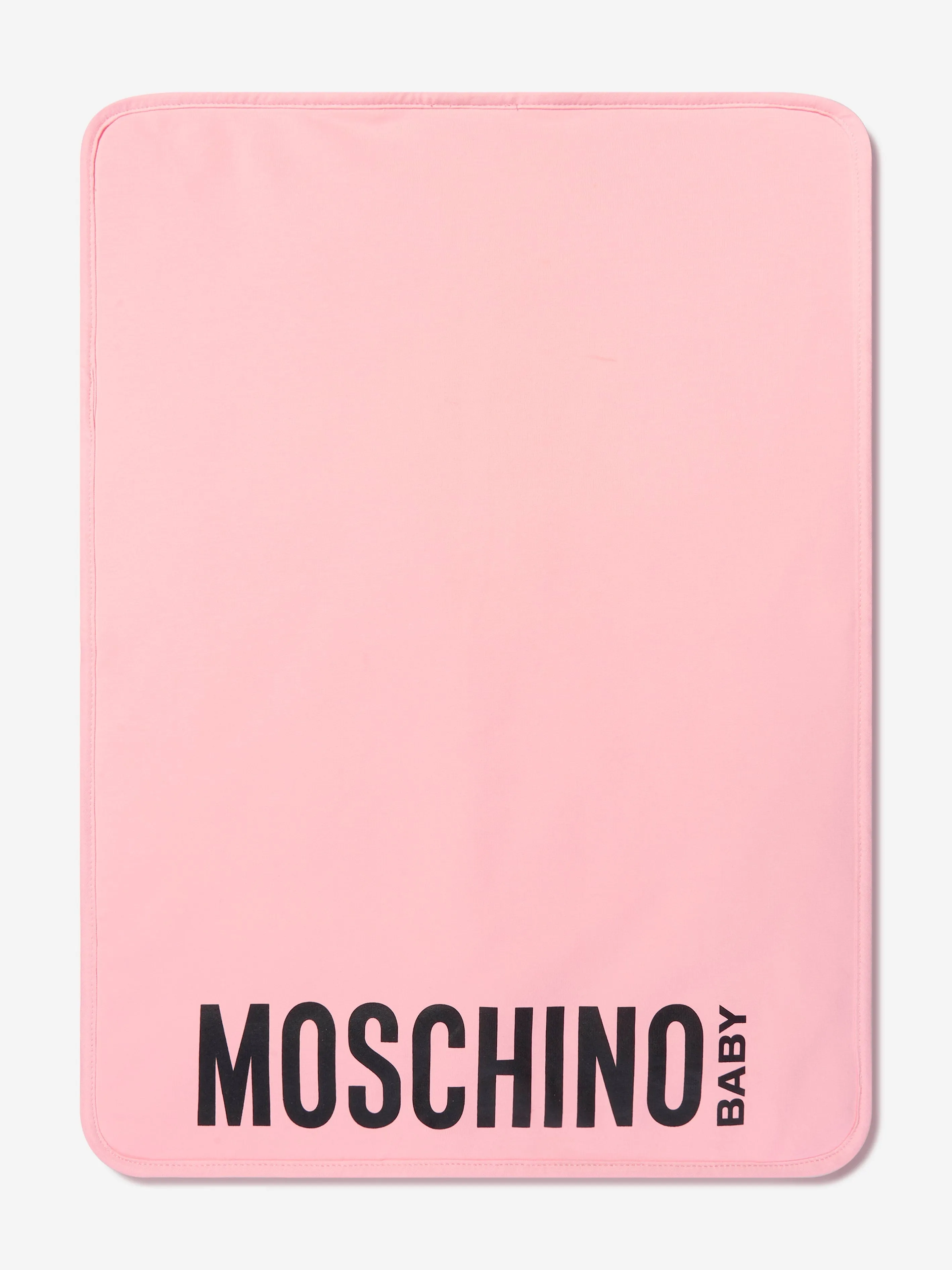 Moschino Baby Girls Teddy Logo Changing Bag in Pink