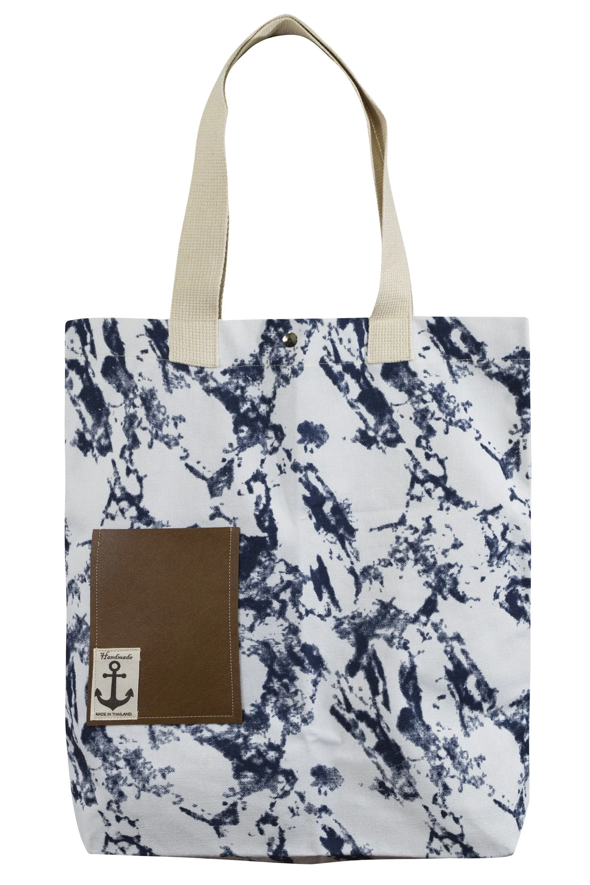 Mr. Tote Shoulder bag Cotton Canvas Printed