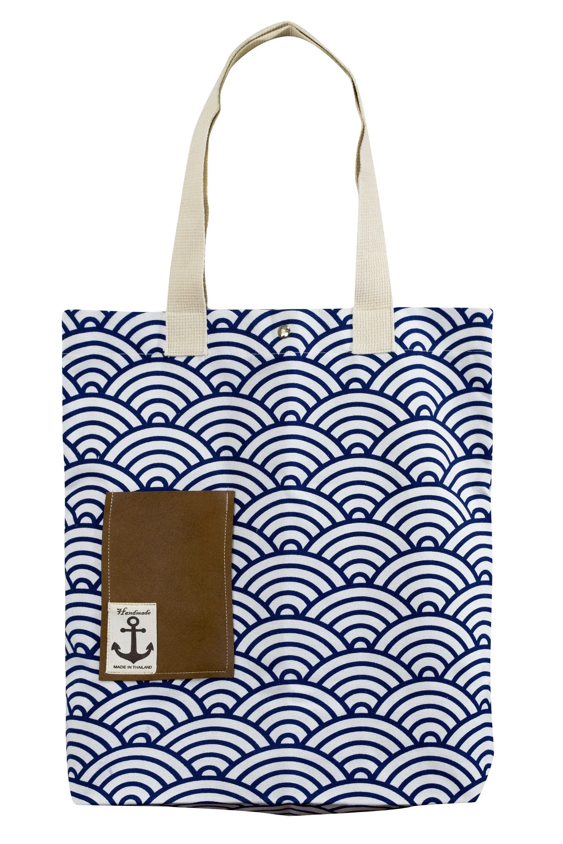 Mr. Tote Shoulder bag Cotton Canvas Printed