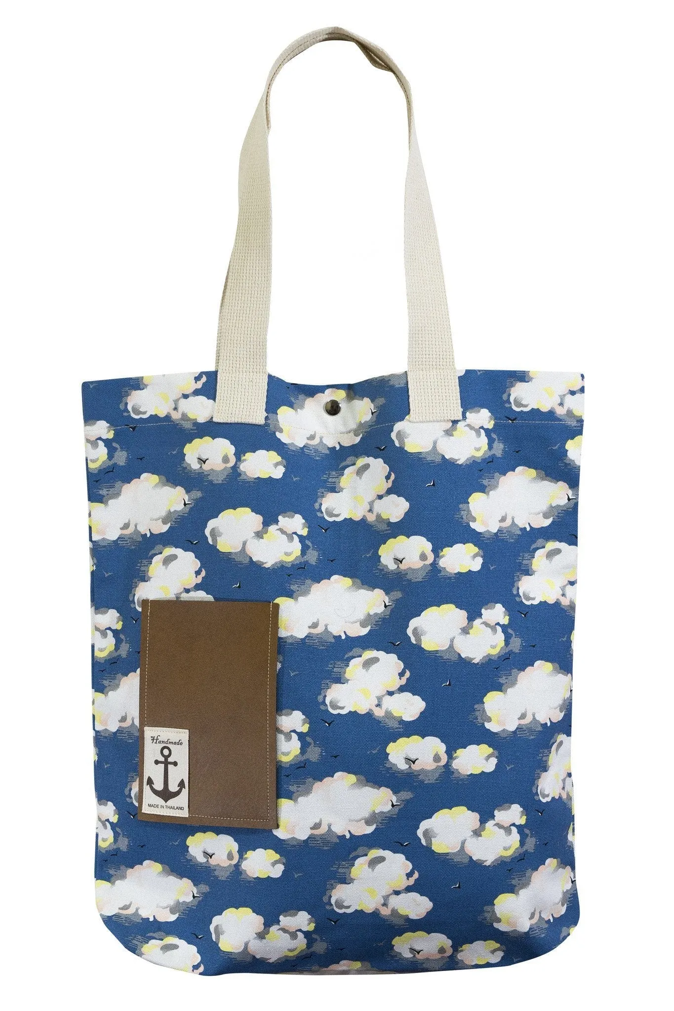 Mr. Tote Shoulder bag Cotton Canvas Printed