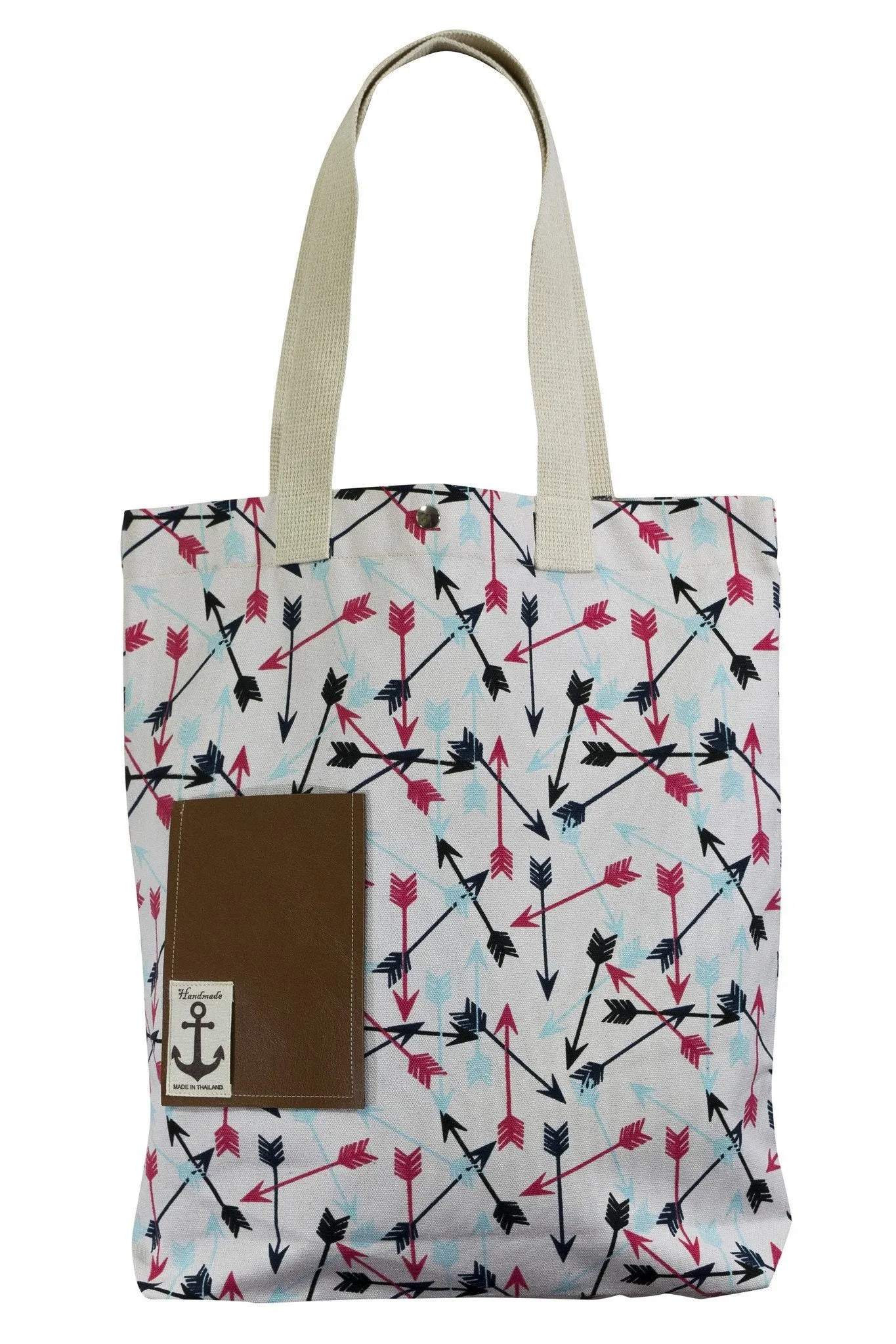 Mr. Tote Shoulder bag Cotton Canvas Printed