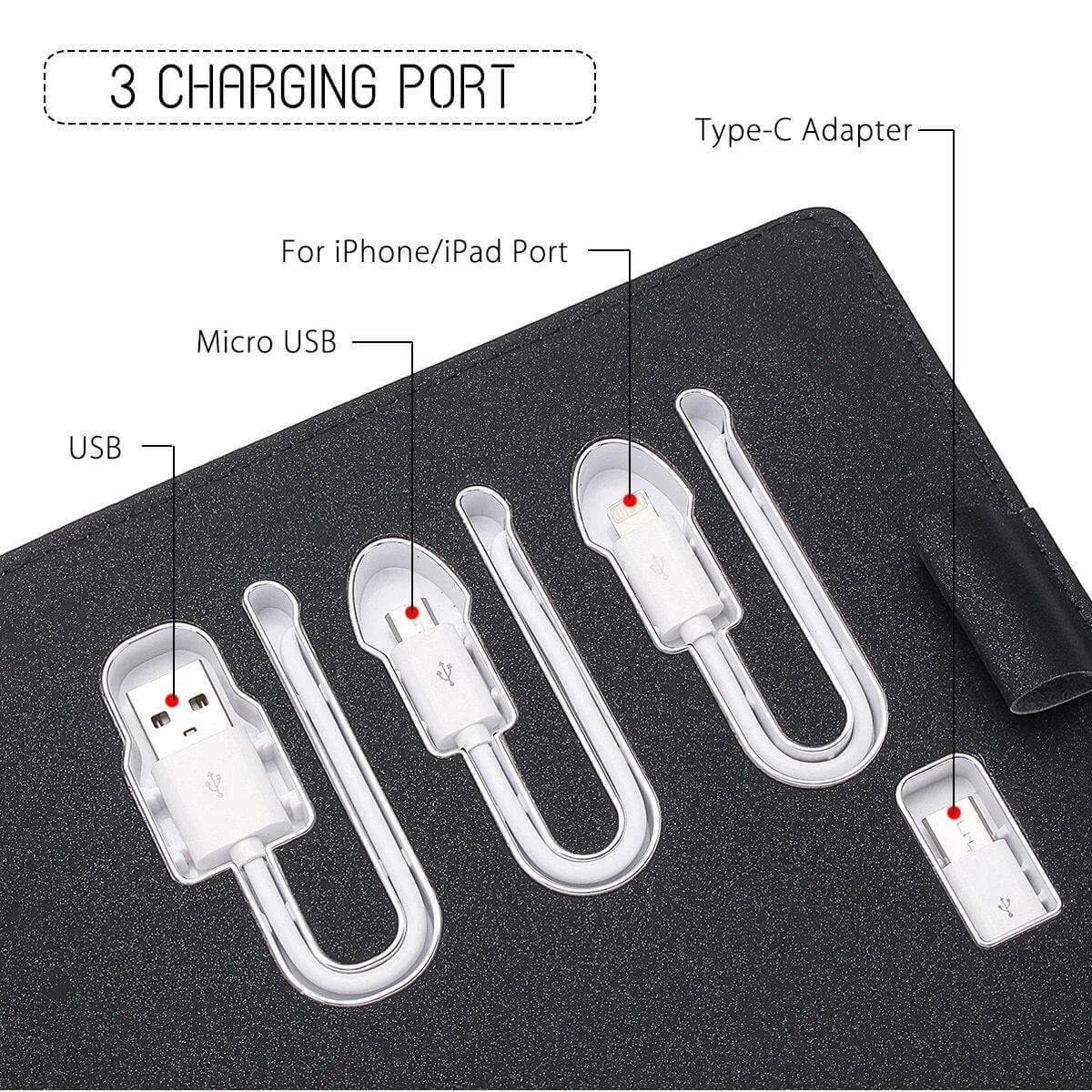 Multifunctional All in one Elegant USB Charging Gadget Notebook