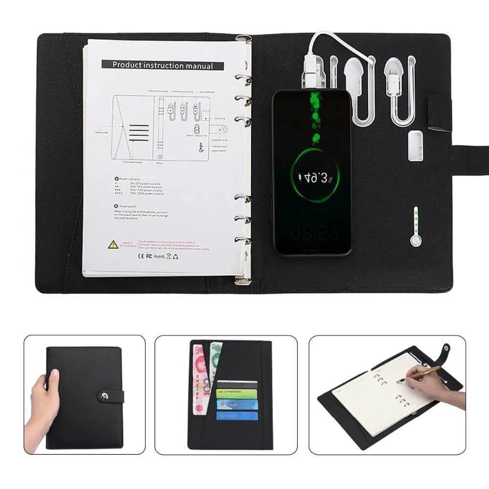 Multifunctional All in one Elegant USB Charging Gadget Notebook