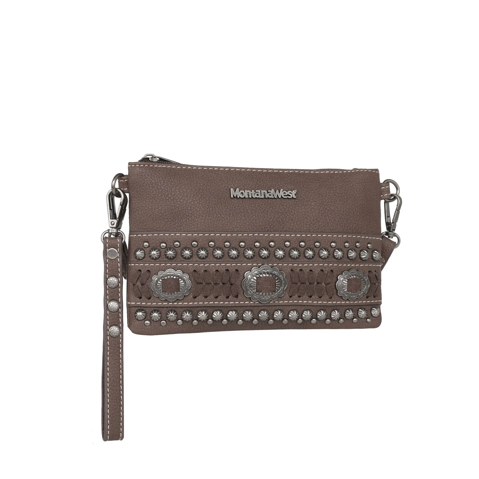 MW1152-181 Montana West Concho Collection Crossbody/Wristlet