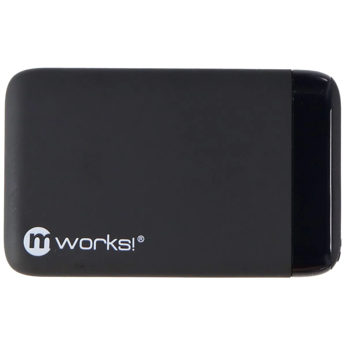 mWorks! mPOWER! 4,000mAh Portable USB and USB-C Power Bank - Black