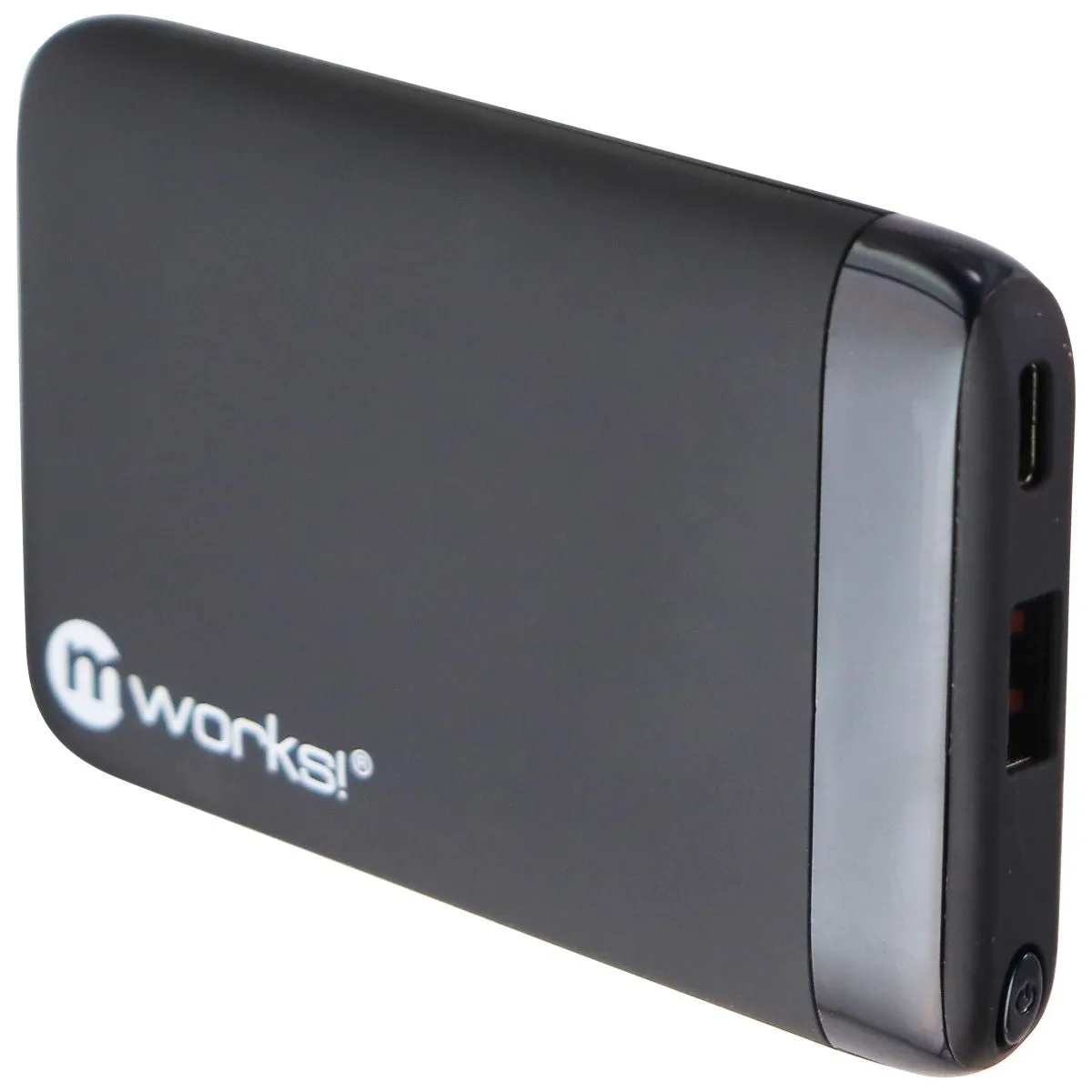 mWorks! mPOWER! 4,000mAh Portable USB and USB-C Power Bank - Black