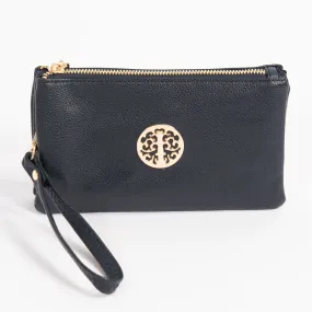 Navy Clutch Bag | Toni