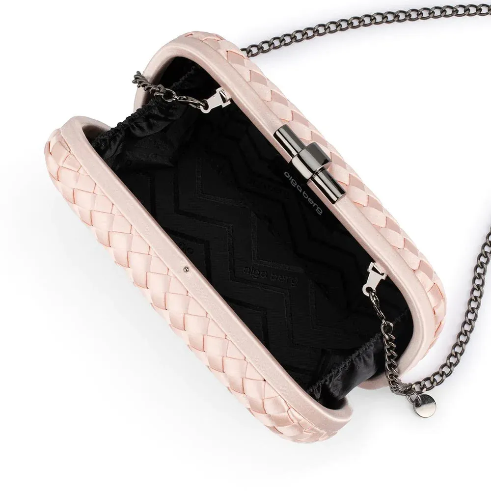 OB2112 EVELY7N WOVEN CLUTCH