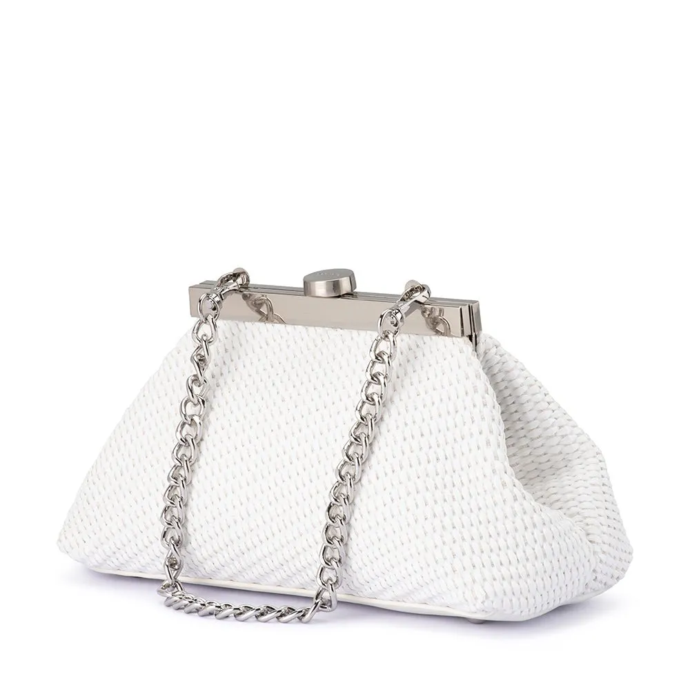 OB2156 HANNA WOVEN STRAW CLUTCH