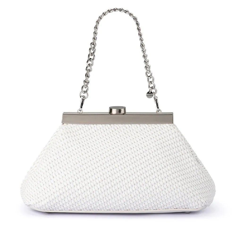 OB2156 HANNA WOVEN STRAW CLUTCH