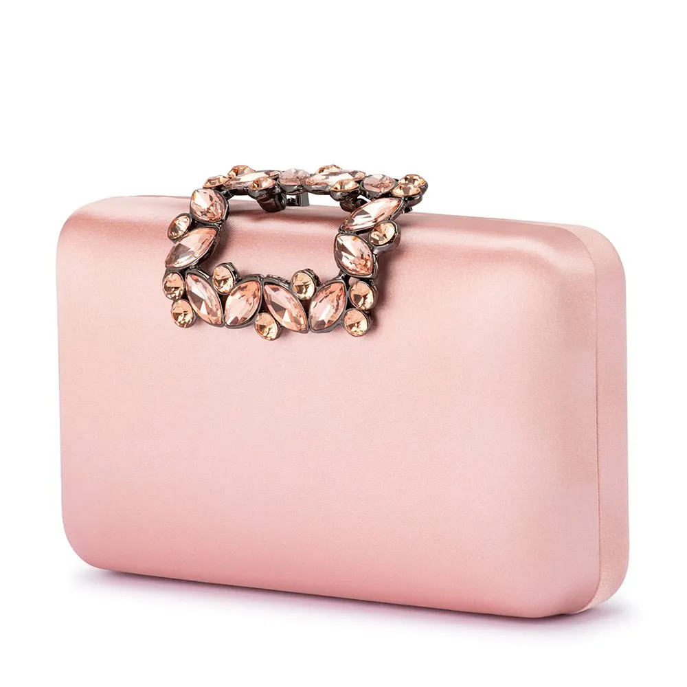 OB2157 MARGALIT CRYSTAL LOCK CLUTCH