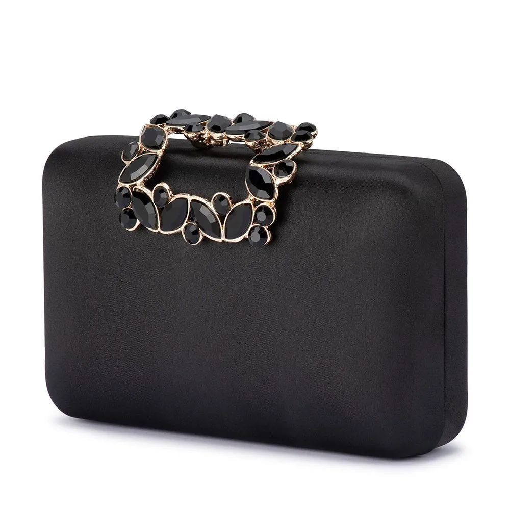 OB2157 MARGALIT CRYSTAL LOCK CLUTCH