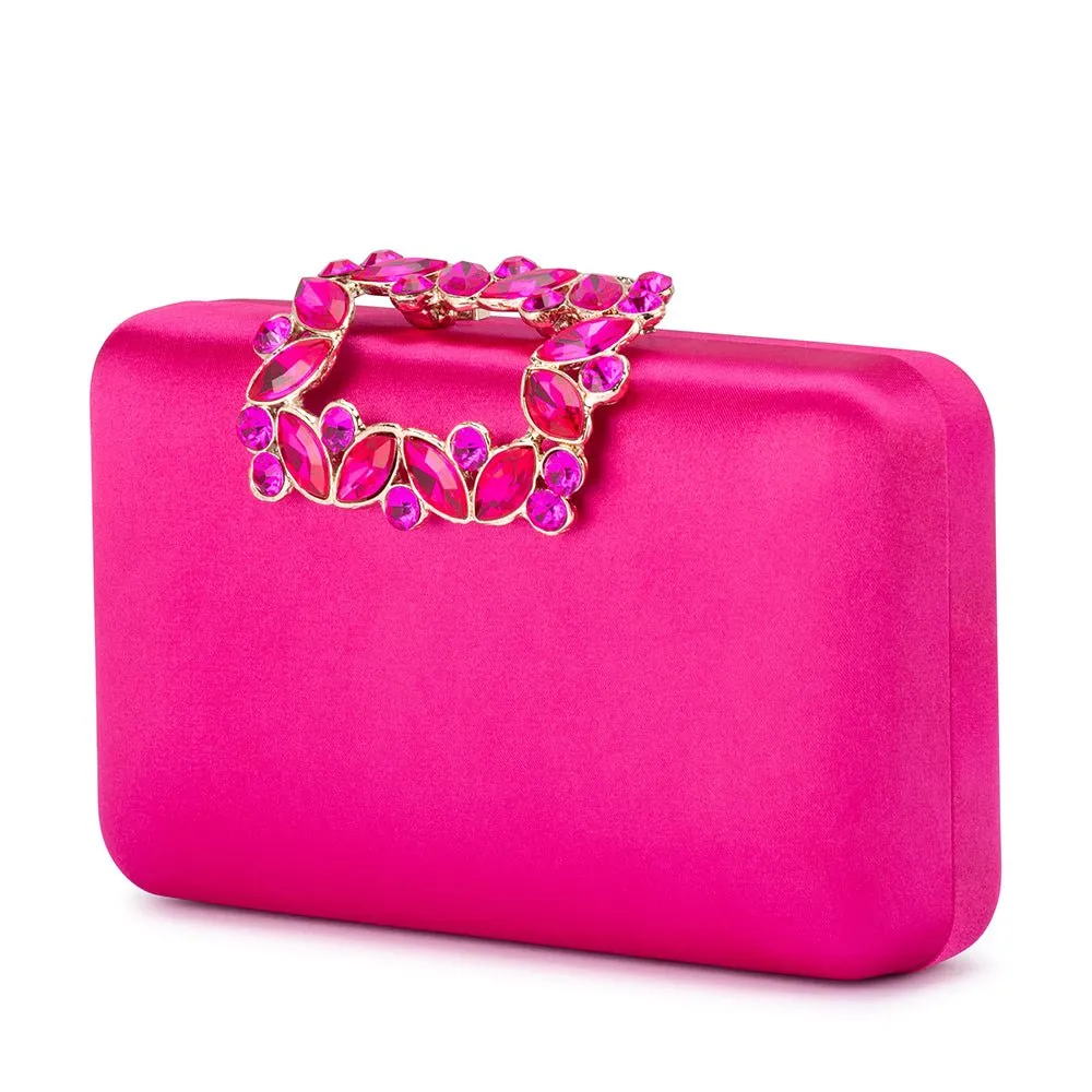 OB2157 MARGALIT CRYSTAL LOCK CLUTCH