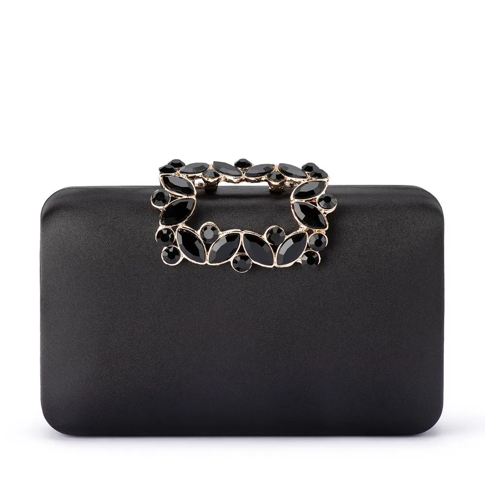 OB2157 MARGALIT CRYSTAL LOCK CLUTCH