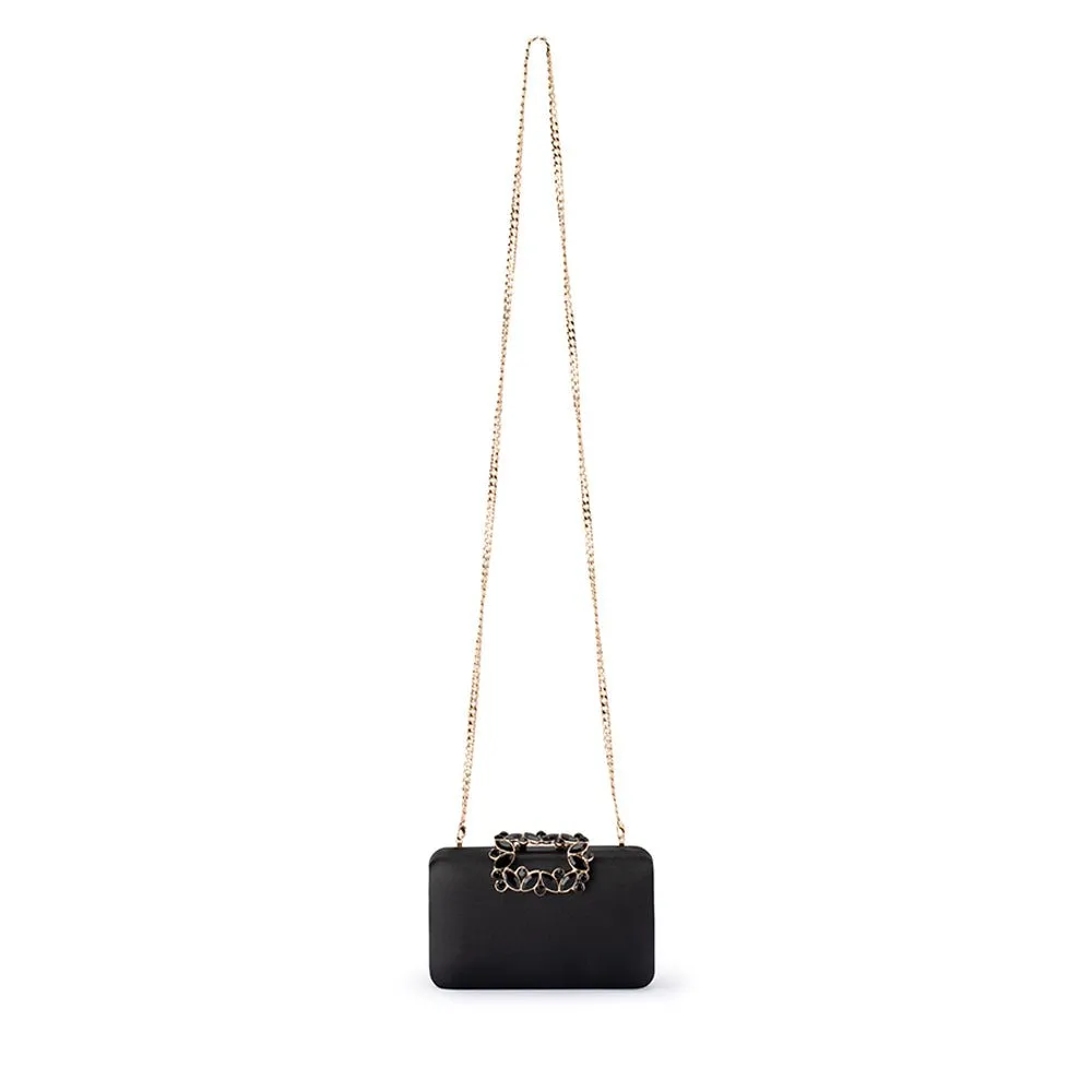 OB2157 MARGALIT CRYSTAL LOCK CLUTCH