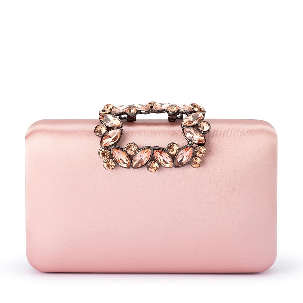 OB2157 MARGALIT CRYSTAL LOCK CLUTCH