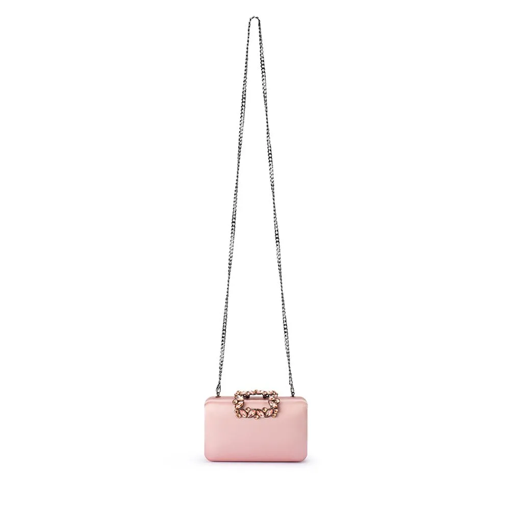 OB2157 MARGALIT CRYSTAL LOCK CLUTCH