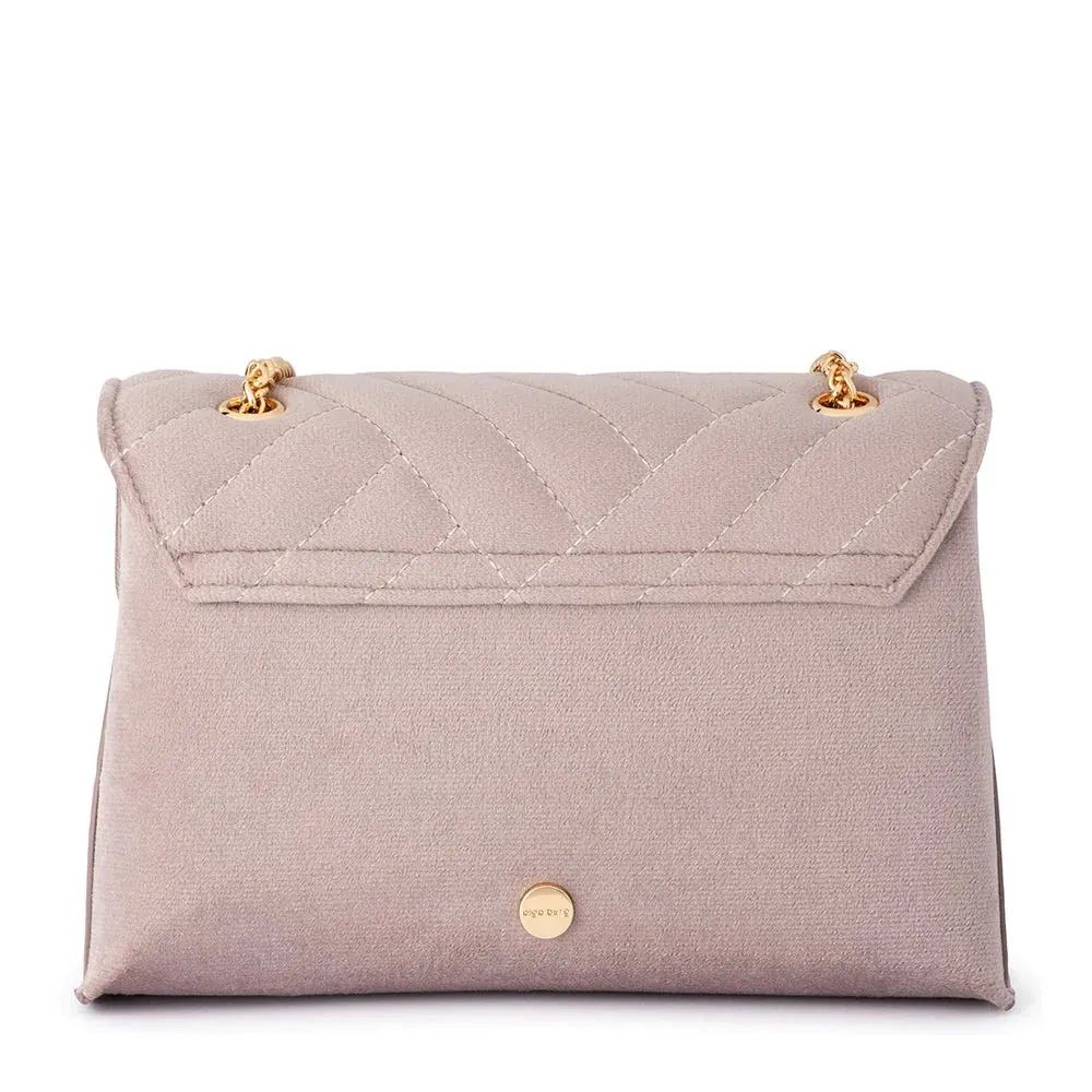 OB6457 WANDA VELVET SHOULDER BAG