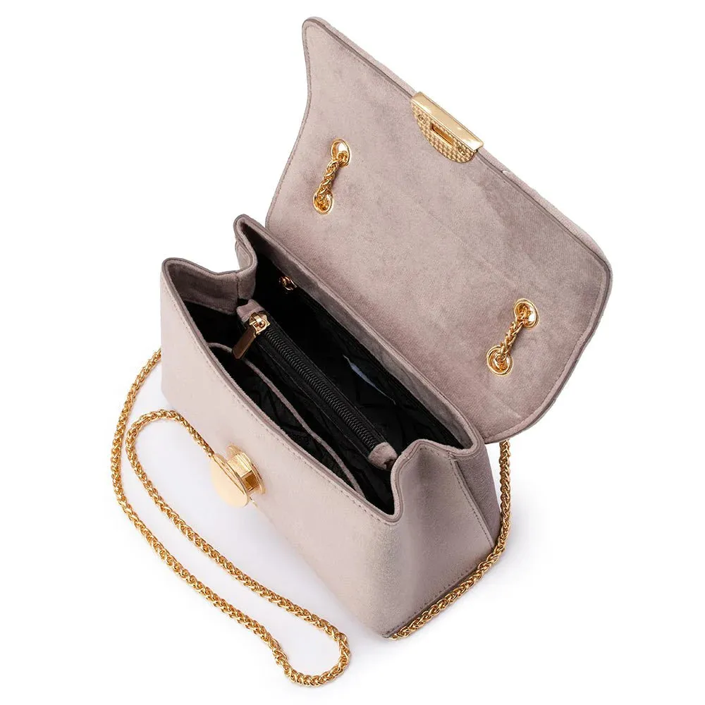 OB6457 WANDA VELVET SHOULDER BAG