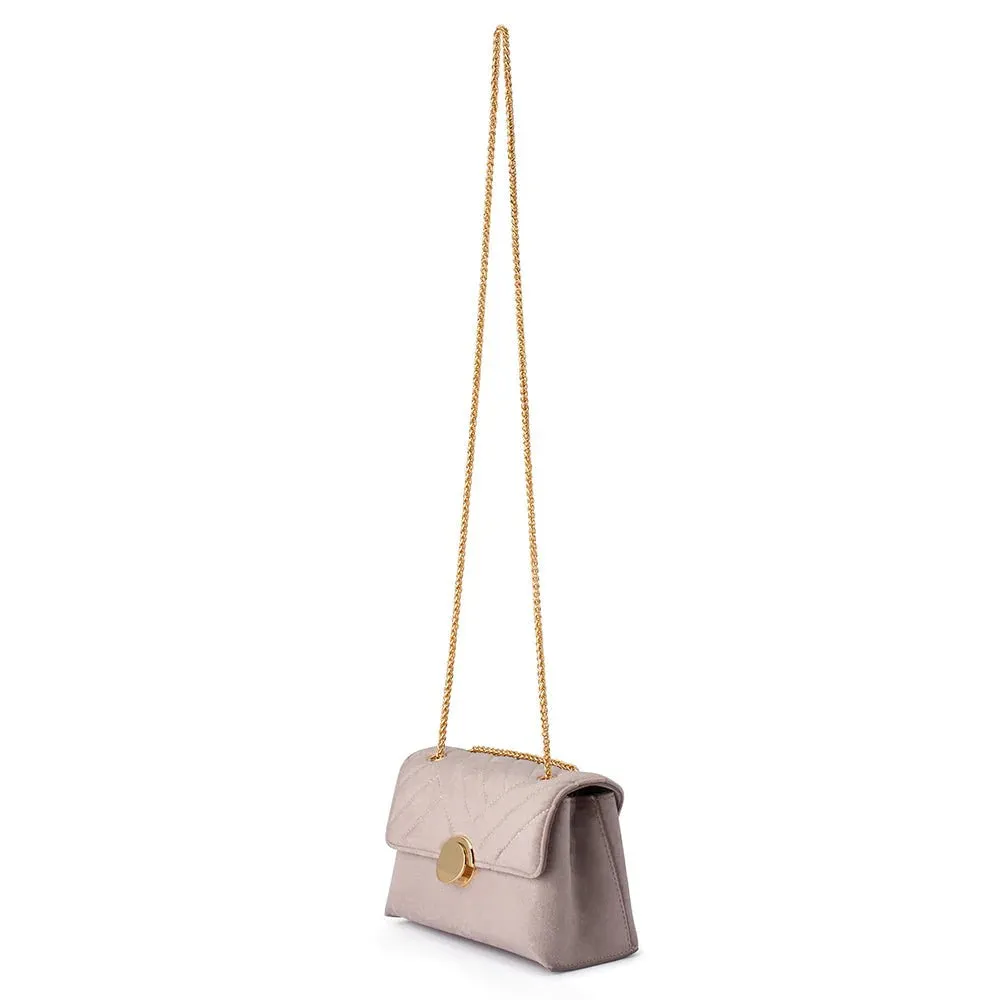 OB6457 WANDA VELVET SHOULDER BAG