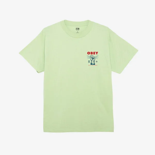 Obey New Clear Power T-Shirt - Cucumber