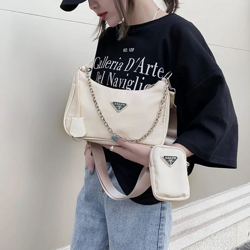 One-shoulder messenger hand bag