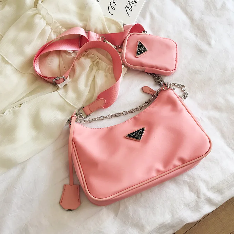 One-shoulder messenger hand bag