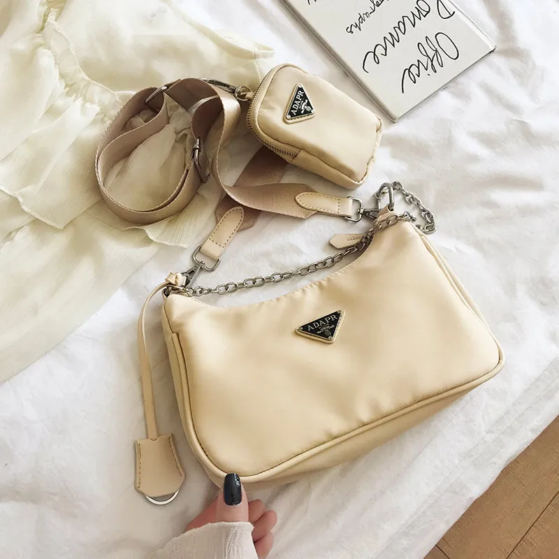 One-shoulder messenger hand bag