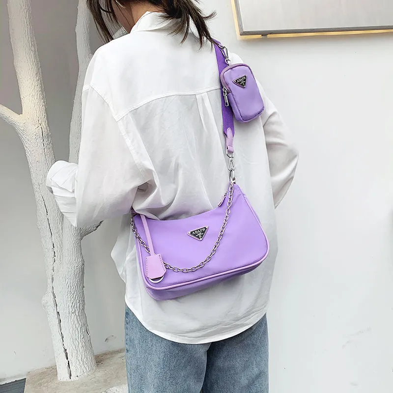 One-shoulder messenger hand bag