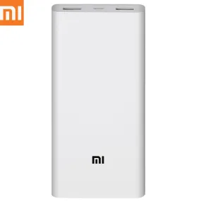 Original Xiaomi 20000mAh Mobile Power Bank 2 Bidirectional Quick Charge Dual USB Output