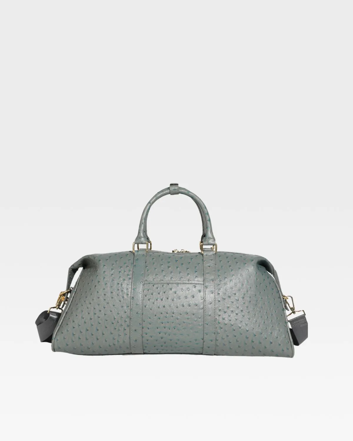 Ostrich Duffle Bag in Grey