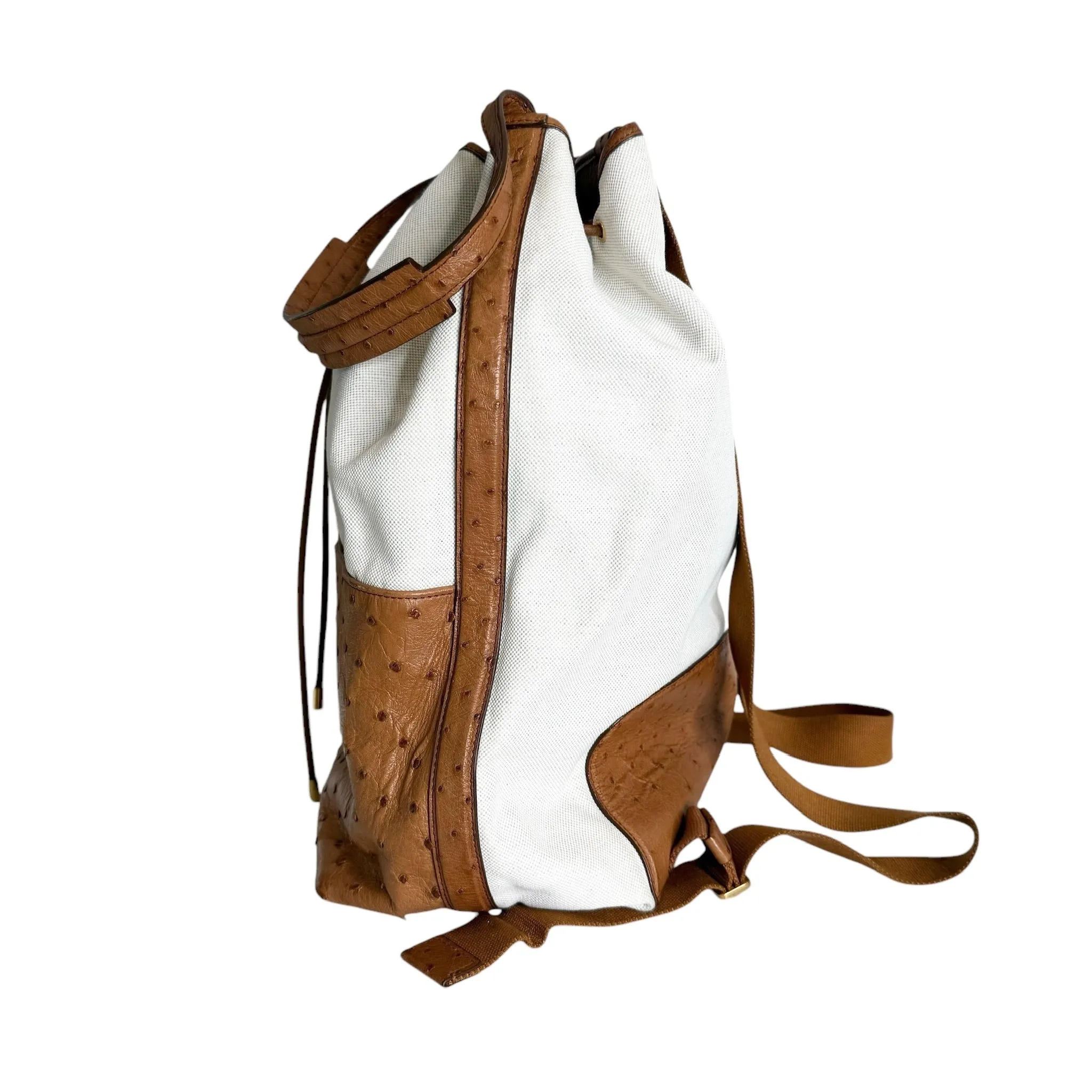 Ostrich Leather Backpack