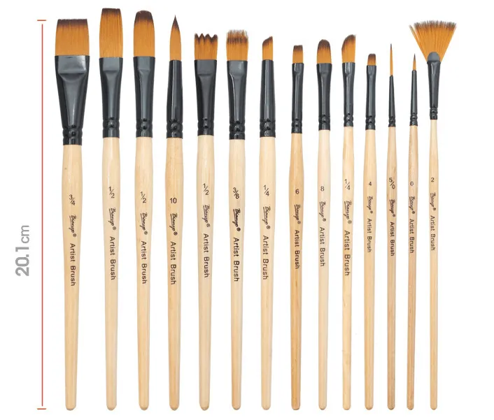 Paintbrush Set and Canvas Bag - Bianyo