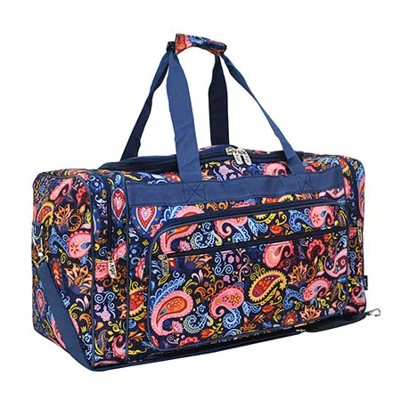 Paisley Whirl NGIL Canvas 23" Duffle Bag