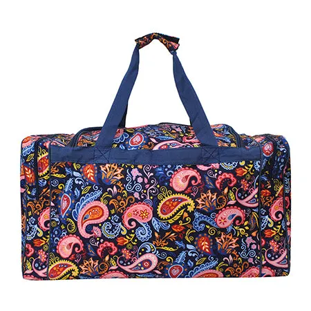 Paisley Whirl NGIL Canvas 23" Duffle Bag