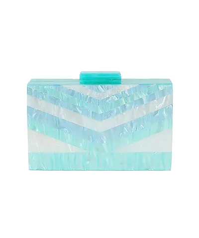 Pattern Acrylic Clutch