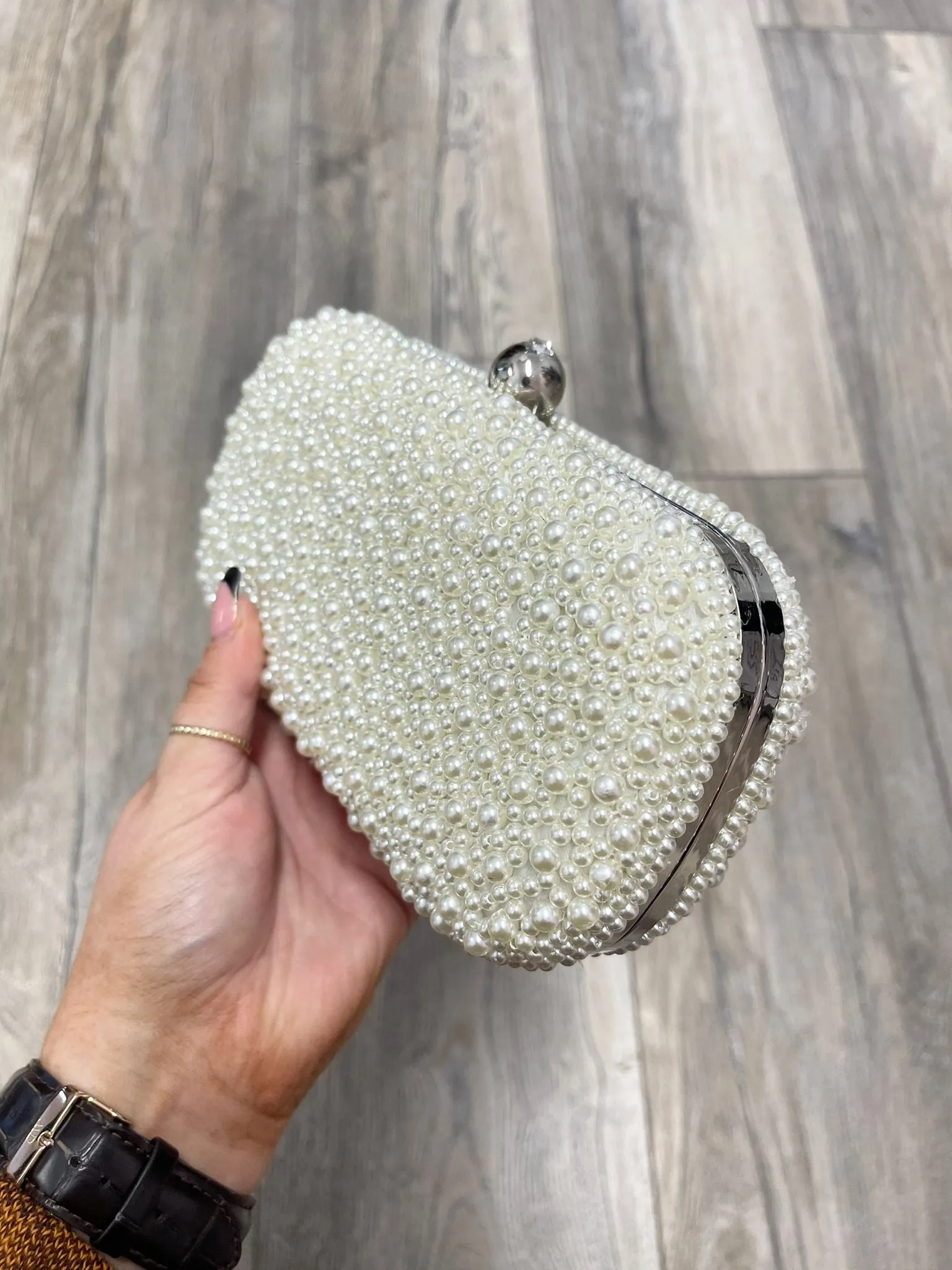 Pearl Clutch Bag