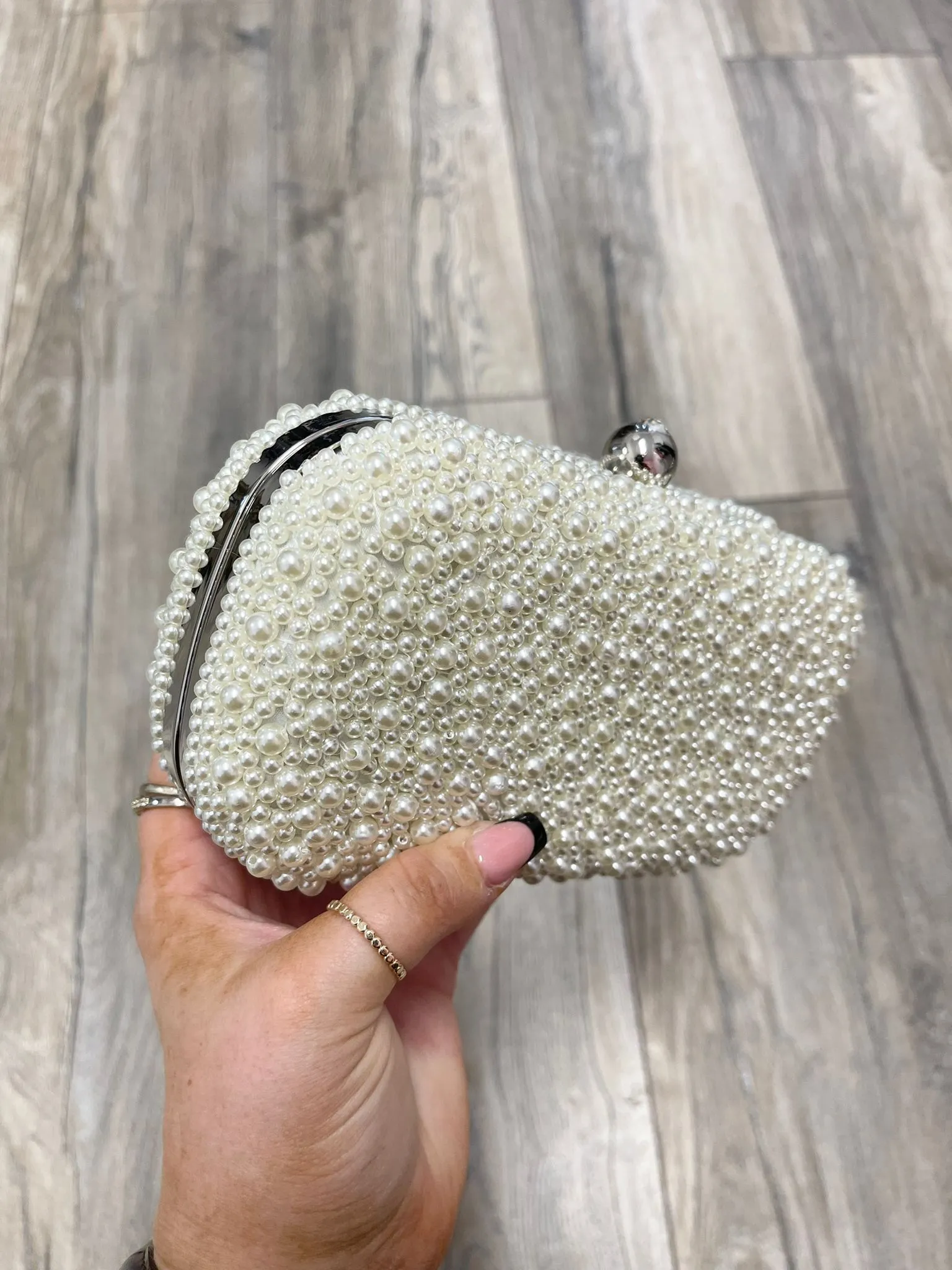 Pearl Clutch Bag