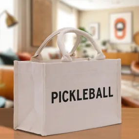 Pickleball Cotton Canvas Tote Bag Pickleball Party Favors Pickleball Player Gift Bag Pickleball Lovers Gift Bag Pickleball Gift Idea