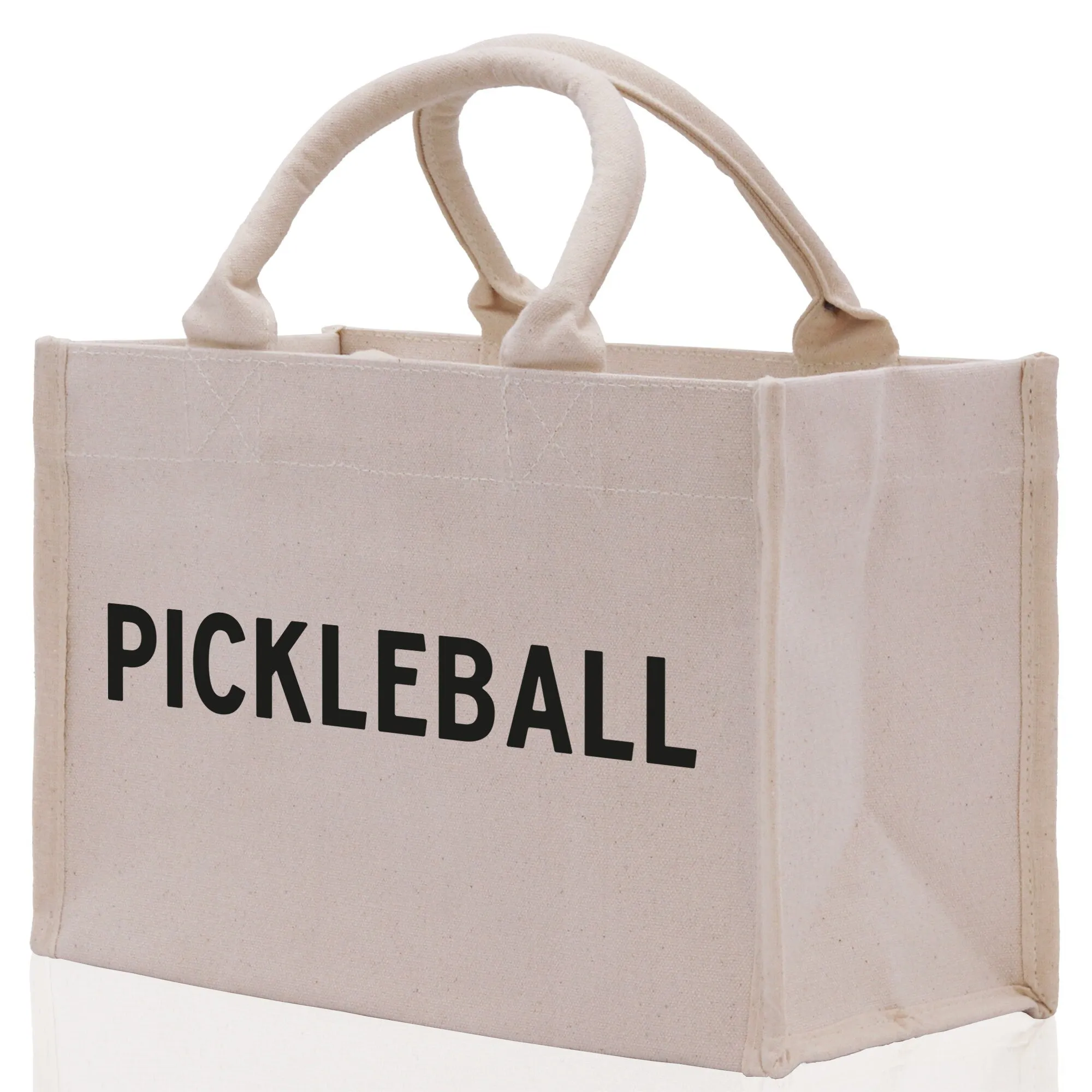 Pickleball Cotton Canvas Tote Bag Pickleball Party Favors Pickleball Player Gift Bag Pickleball Lovers Gift Bag Pickleball Gift Idea