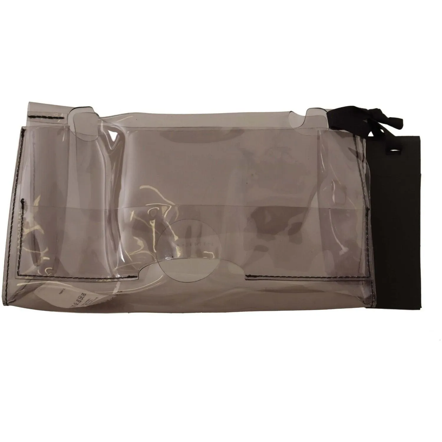 PINKO Chic Transparent Clutch for Evening Elegance